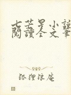七芒星小说免费阅读全文笔趣阁