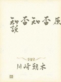 知否知否原著小说