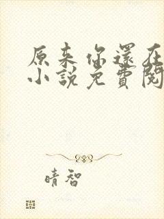 原来你还在这里小说免费阅读