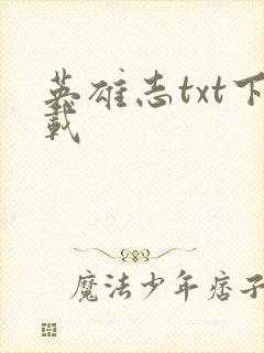 英雄志txt下载