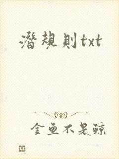 潜规则txt