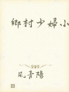 乡村少妇小说