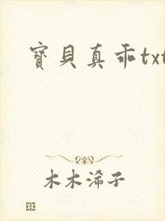 宝贝真乖txt封面