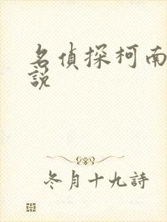 名侦探柯南h小说