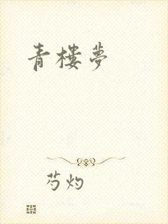 青楼梦封面
