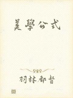 美学公式封面