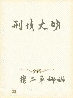 刑侦大明