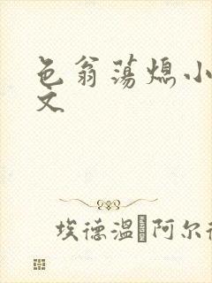 色翁荡熄小说全文