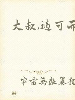 大叔,适可而止