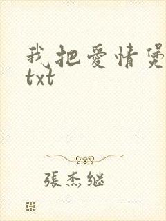 我把爱情煲成汤txt