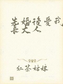 先婚后爱我的市长大人