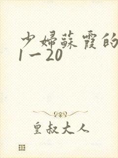 少妇苏霞的沉沦1一20