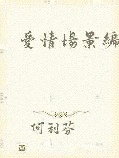 爱情场景编号封面