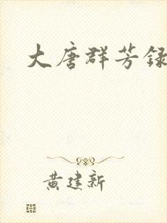 大唐群芳录