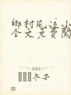 乡村风流小傻子全文免费阅读