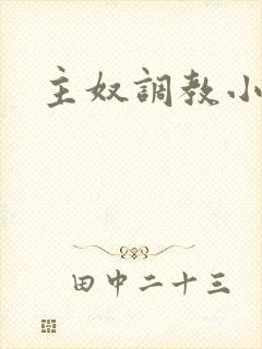 主奴调教小说
