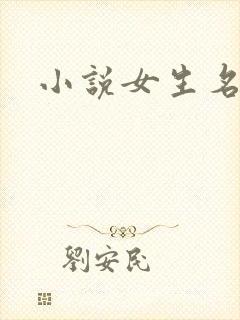 小说女生名字
