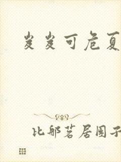 岌岌可危夏小正