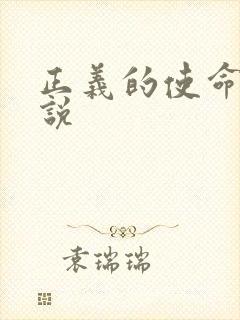 正义的使命 小说