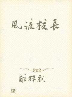 风流校长封面