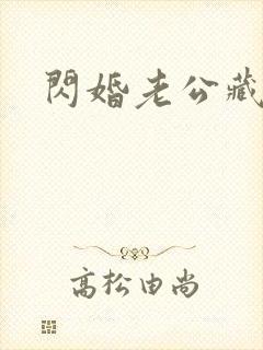 闪婚老公藏不住