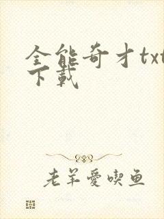 全能奇才txt下载