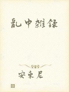 乱中杂录