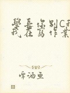 学长你别C我了我在写作业