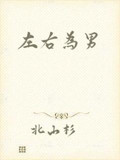 左右为男封面
