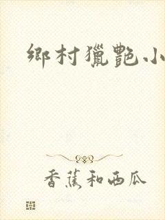 乡村猎艳小说封面