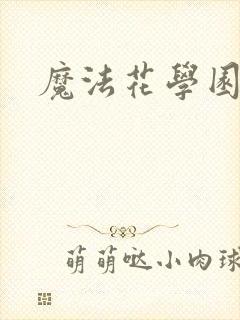 魔法花学园封面