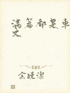 满篇都是车的古文封面