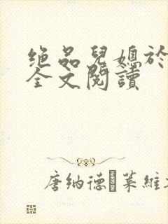 绝品儿媳于素欣全文阅读封面