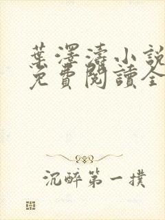 叶泽涛小说全文免费阅读全文