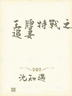 王牌特战之军少追妻