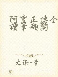 阿宾正传全文阅读笔趣阁
