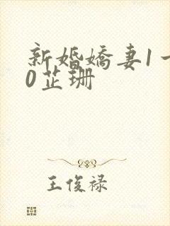 新婚娇妻1一40芷珊