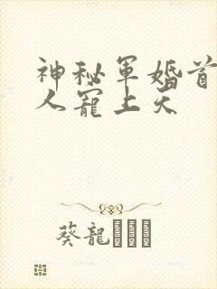 神秘军婚首长大人宠上天封面