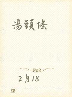 汤头条
