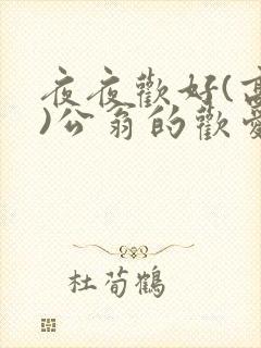 夜夜欢好(高h)公翁的欢爱h
