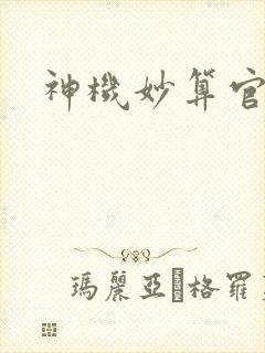 神机妙算官网封面