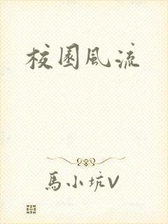 校园风流封面