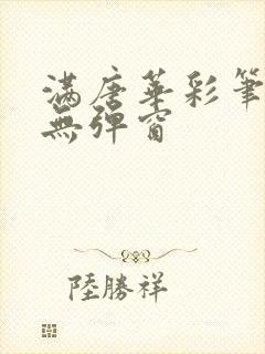满唐华彩笔趣阁无弹窗封面