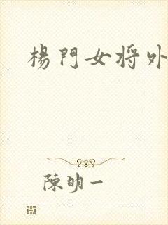 杨门女将外传