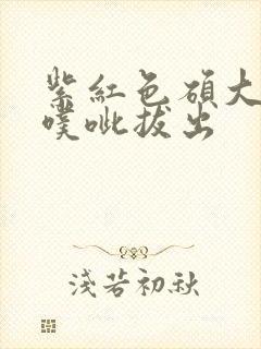 紫红色硕大噗呲噗呲拔出封面