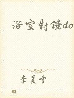浴室对镜doi