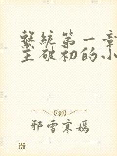 系统第一章给宿主破初的小说