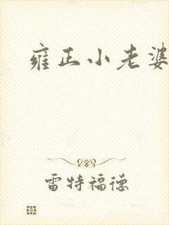 雍正小老婆封面