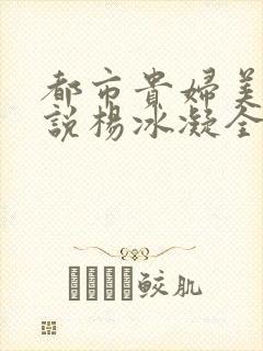 都市贵妇美腿小说杨冰凝全文阅读