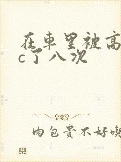 在车里被高潮被c了八次